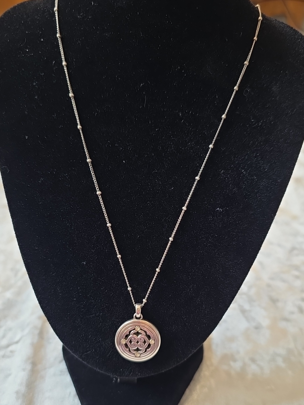 Brighton Intrigue Small Delicate Coquette Girl Reversible Necklace